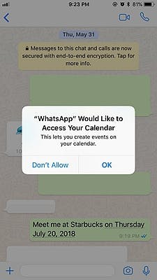 whatsapp screenshot